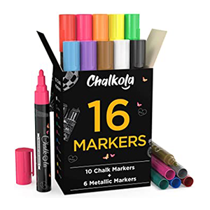 Chalk, Crayons, Markers, Colored Pencils, etc.